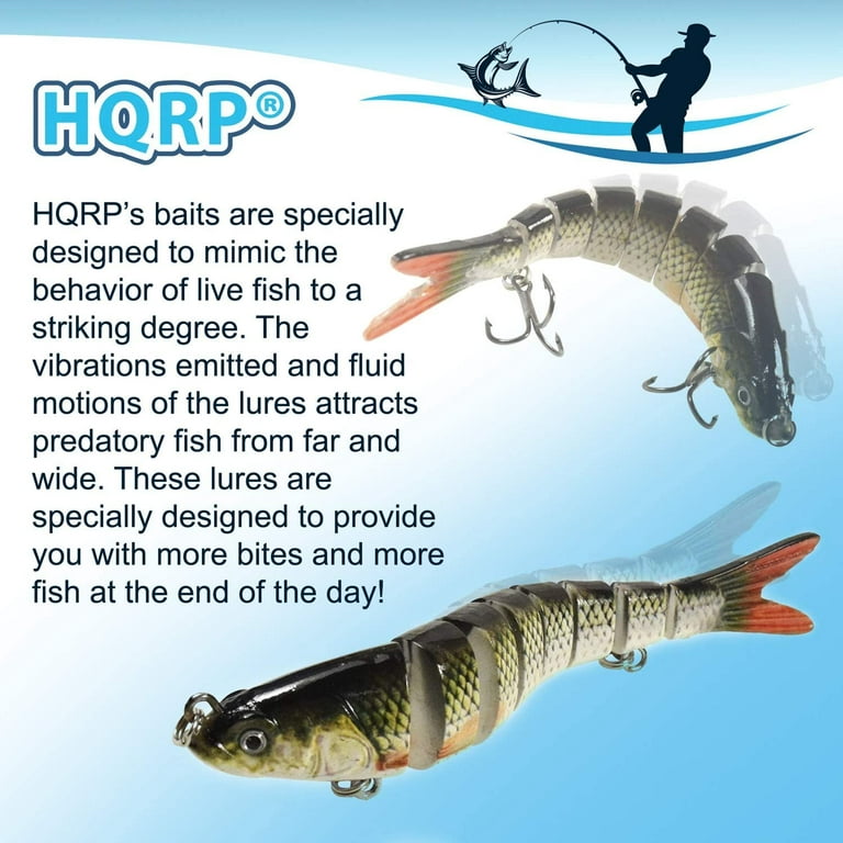 HQRP 3.9 Fishing Lure 0.4oz Freshwater Saltwater Lakes Fish Bait