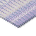 thumbnail image 4 of 5' X 8' Lavender Pink And Lime Green Southwestern Washable Indoor Outdoor Area Rug, 4 of 5