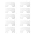 thumbnail image 1 of Miangastore Hinge Repair Plate Bracket Silver 10Pcs 3.54x1.97x0.04 Inch, 1 of 8