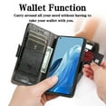 thumbnail image 3 of Compatible avec Oppo Reno 7 Pro 5g Étui Portefeuille en Cuir avec Blocage Rfid Porte-Cartes Folio à Rabat Antichoc, 3 of 3