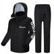 thumbnail image 1 of Impermeable para hombres y mujeres, cuerpo entero, abrigo de verano para adultos, ropa dividida para montar en motocicleta, impermeable a prueba de disturbios, pantalones de lluvia, traje, 1 of 4