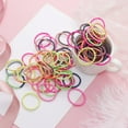 thumbnail image 4 of Skymirror 50Pcs 3cm Elastic Hair Ties Ponytail Holders Rubber Bands Hair Styling Tools for Girls, 4 of 8