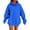 Blue, variant on SHE IS Sweatshirts for Women Trendy Cotton Plus Size Hoodies for Women 5x Womens Pullover Sweatshirts Athletic Womens Tops Black Floral My Orders Placed