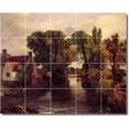 thumbnail image 1 of Ceramic Tile Mural-John Constable Country Painting 234. 30" w x 24" h using (20) 6 x 6 ceramic tiles, 1 of 3