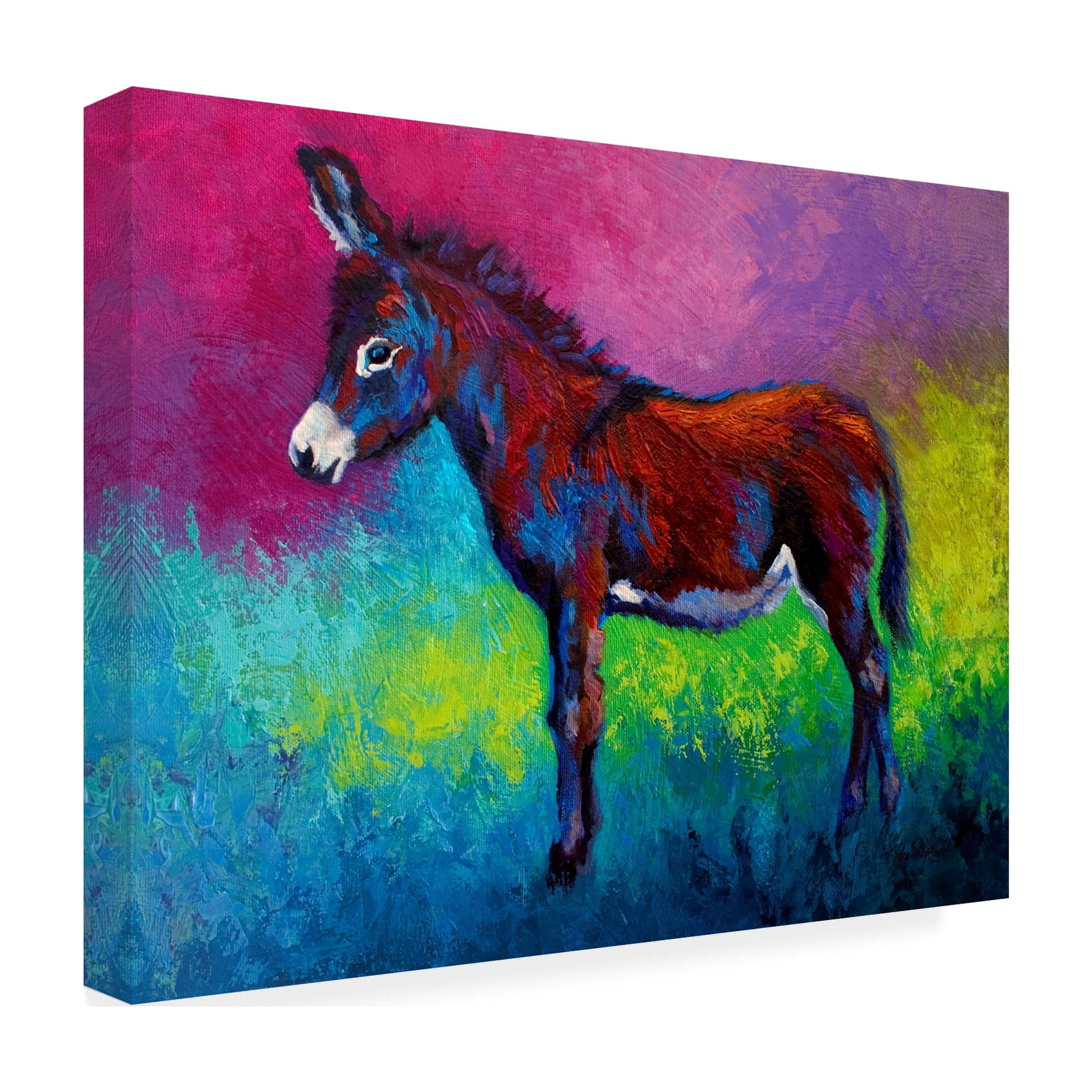 Marion Rose 'Donkey Jenny' Canvas Art