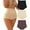 3Pack A, variant on Finetoo 3 Pack High Waisted Womens Underwear Tummy Control Panties Seamless Full Coverage Briefs Stretch Comfortable Soft Ladies No Show Panty S-3XL