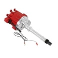 thumbnail image 2 of MSD Ignition Distributor 8365 Pro-Billet; For Use With Chevy V8 Engines; With Ignition Control Module; Vacuum and Mechanical Advance; With Iron Gear; Red Cap With HEI/Male Posts, 2 of 5