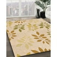 thumbnail image 2 of Ahgly Company Indoor Round Patterned Golden Blonde Gold Area Rugs, 6' Round, 2 of 6