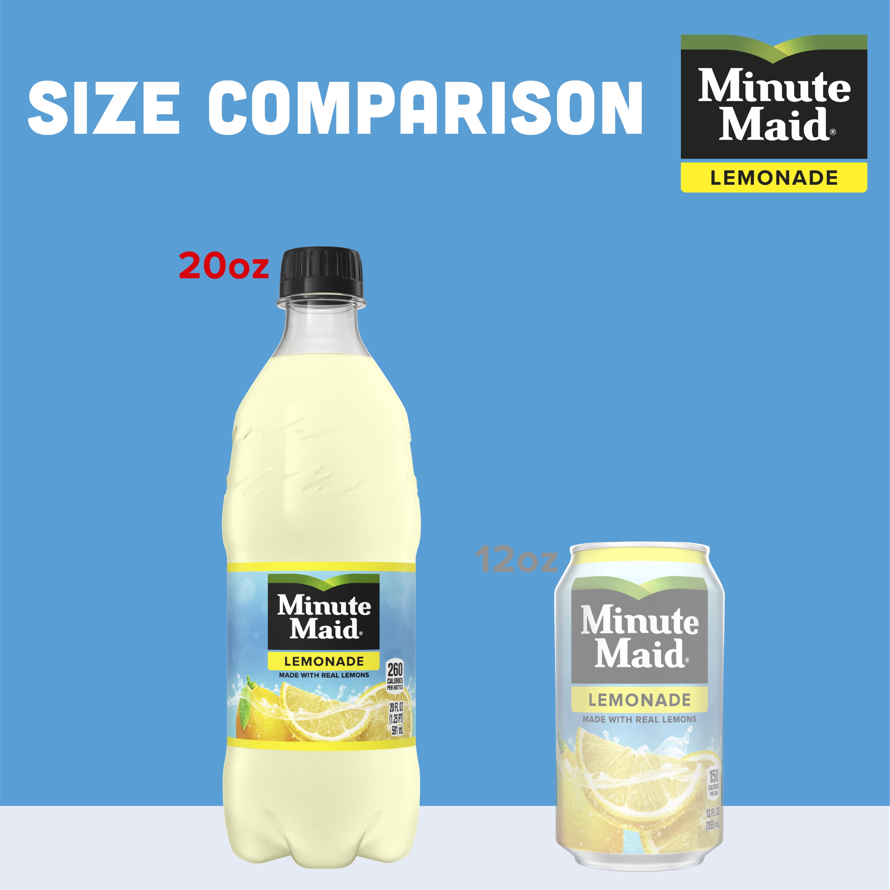 Minute Maid Lemonade, 20 Oz. Bottles, 24 Pack