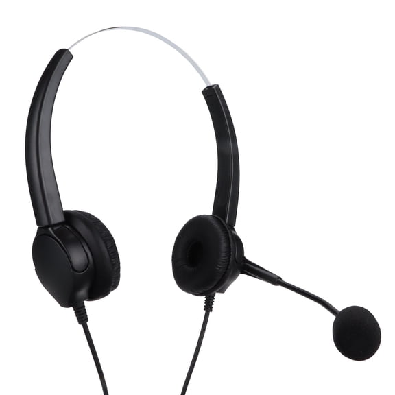 Wired Headphone, Customer Service Headset Comfortable For Landline VH530D-RJ9 (Binaural)