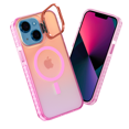 thumbnail image 1 of Funda Case Carcasa Tornasol Color Rosa Con Soporte Premium Para iPhone 13 / 14 Compatible Con Magsafe, 1 of 7