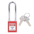 thumbnail image 4 of Sonew Security Industrial Safety 3in Steel Beam Corrosion Resistant Engineering Isolation Lock With 2 Keys Security, 4 of 8