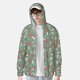 thumbnail image 2 of Fotbe Retro Hippie Groovy Mushroom Chaqueta con Protección Solar UPF 50+ para Hombre y Mujer, Camisa con Capucha y Bolsillos-Medium, 2 of 7
