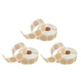 thumbnail image 5 of Masteelf 3pcs Brown Kraft Round Stickers Adhesive Circle Labels for Practice Marking and Organizing Writable Removable, 5 of 8