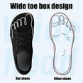 thumbnail image 5 of KAQ Men's Minimalist Barefoot Shoes | Wide Toe | Zero Drop Sole | Walking Fashion Sneaker, 5 of 8