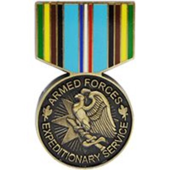 Eagle Emblems P15054 Pin - Medal, Armed Force Expeditionary - 1.181 in.