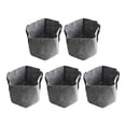 thumbnail image 2 of Breathable Fabric Grow Bags for Healthy Root Zones 5 Pack Gray 25 Gallon, 2 of 7