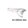 thumbnail image 1 of 220mm Brake 70mm Disc Rotor 3 Hole Caliper Set Rpm 4 Piston Brake Caliper Radil Mounting For Yamaha Aerox Nitro Bws Jog Ebike Size Y bracket, 1 of 5