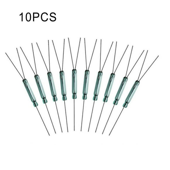 10PCS 3 Pin SPDT Glass Reed Switch Contact N/O N/C Magnetic Induction Switch