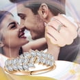 thumbnail image 2 of BAYAIXZ Rings for Women Olive Leaf Diamond Rings Fashion Zrconia Ring Ladies Jewelry Engaged Ring Wedding Band Womens Wedding Ring Workout Rings for Women (Rose Gold,7), 2 of 6