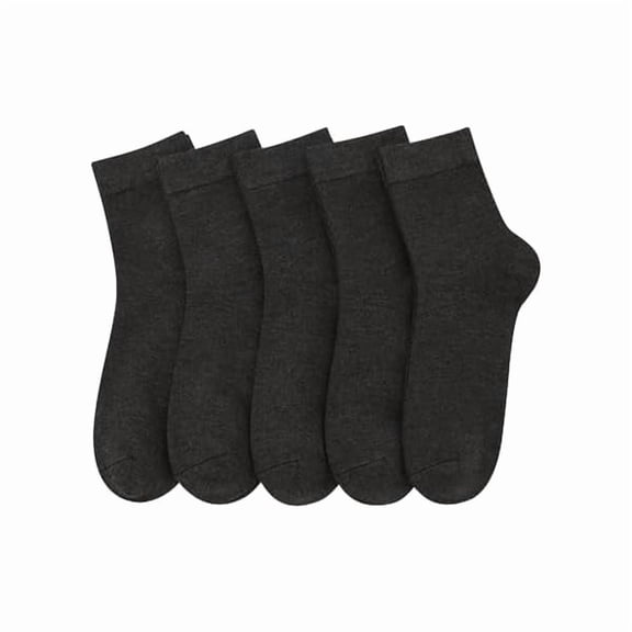 Eryueer Women Thin Cotton Socks Comfort Breathable Soft Socks Above Ankle Crew Socks 5 Pairs