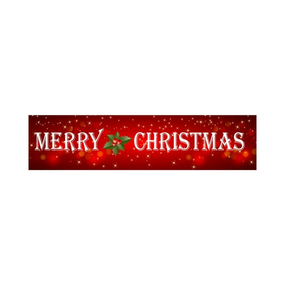 Pisexur Christmas Decorations Christmas Banner Outdoor - 98.42x19.68 Inches, Christmas Front Porch Trim, Christmas Yard Banner, Christmas Yard Trim Nightmare Before Christmas