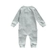 thumbnail image 3 of xiaxaixu Bébés Casual Romper, Col Rond de Couleur Unie Combinaison à Manches Longues, 3 of 9