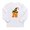 Cloud White, variant on - Halloween Letter N Witch Monogram Long Sleeve Infa - Long Sleeve Infant T-Shirt