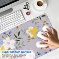 thumbnail image 4 of Long Mouse Pads for Desk,Pioneer Flower Floral Print Pattern Desk Mats on Top Of Desks, Desk Mouse Pad Extra Large with 3mm Non-Slip Base and Stitched Edge for Gaming,Office,Work,Home 31.5"x11.8", 4 of 6