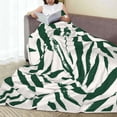 thumbnail image 6 of Pofeuu Palm Branch With Leaves Print Ultra-Soft Micro Fleece Blanket,for Bed Or Sofa,All Season Throw Blankets Flannel Blanket-60"x50", 6 of 7
