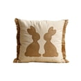 thumbnail image 1 of zhangmingg Easter Embroidery Decorative Pillow Cover Farmhouse Holiday for Spring Home, 1 of 6