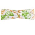 thumbnail image 1 of Leaves Headband, Illustration Print of Leaf Intricate Motifs Minimalist Design Grunge Art, Elastic and Soft Women's Bandana for Sports and Everyday Use, Grey Red Coconut, by Ambesonne, 1 of 3