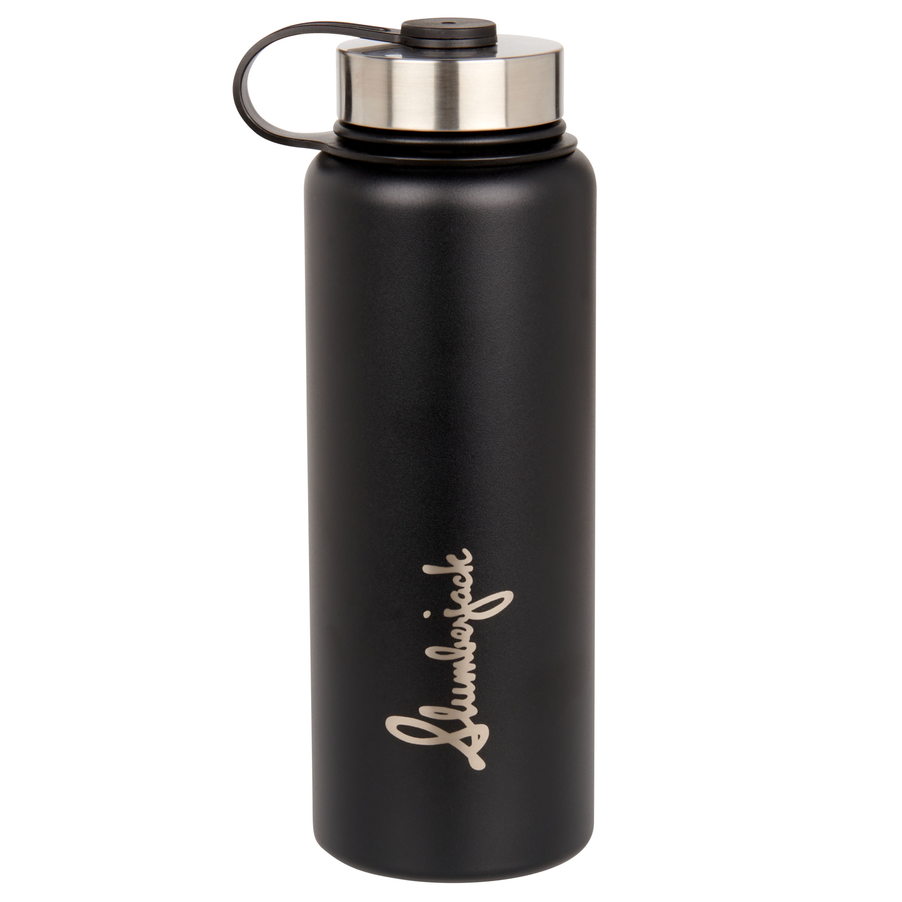 Slumberjack 32 Fluid Ounces Stainless Steel Water Bottle - Black
