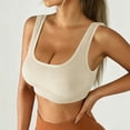 thumbnail image 6 of Nilvkv Bandeau Bra, Strapless Bra, Solid Strapless Seamless Wireless Push Up Anti Slip Basic Beige 34ABC, 6 of 6