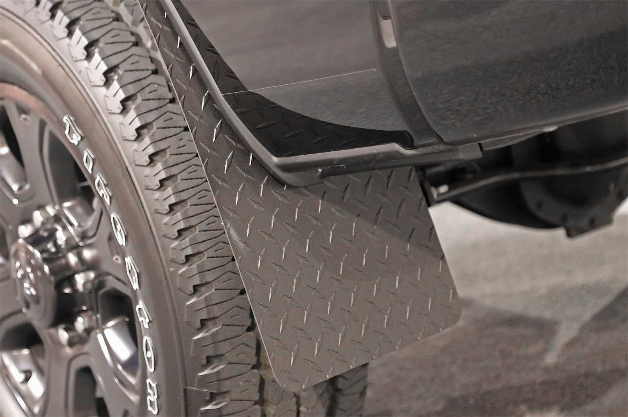 Dee Zee DZ1808TB Brite-Tread Mud Flaps Fits select: 2004-2018 FORD F150, 1999-2020 CHEVROLET SILVERADO
