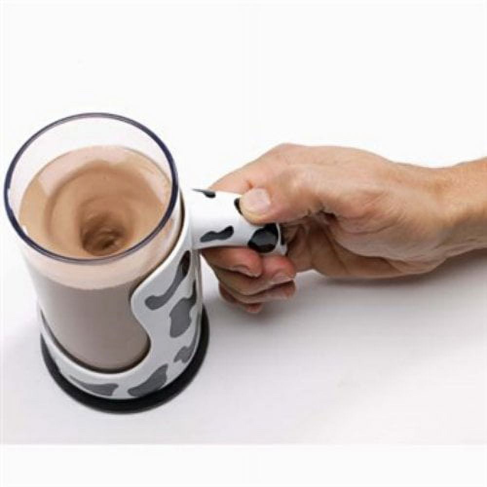 Wholesale! Fedex Free Shipping 48Piece/lot 14Oz The Skinny Moo Mixer -  Battery-operated Chocolate Milk Mixer self stirring mugs - AliExpress