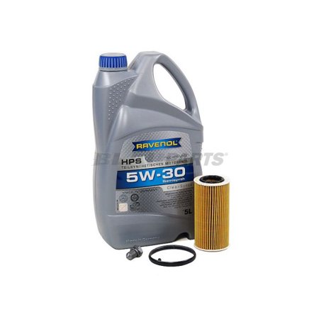 BLAU J1A5085-A Motor Oil Change Kit - Compatible with 2006-08 Audi A3 w/ 4 Cylinder 2.0T Engine - 5w30