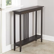 Narrow Entryway Wood Console Accent Table