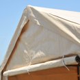 Abba Patio 10 x 20Ft Heavy Duty Beige Carport, Car Canopy Versatile