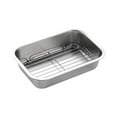 thumbnail image 2 of Baoblaze Baking Pan with Wire Rack Plate Cooling Rack for Buffet Kitchen Home 32x22x7cm, 2 of 8