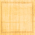 thumbnail image 1 of Ahgly Company Indoor Square Solid Brown Modern Area Rugs, 4' Square, 1 of 4