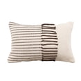 thumbnail image 4 of GENEMA Boho Morocco Tufted Throw Pillow Case Minimalist Striped Woven Knitted Irregular Fringe Tassels Decorative Cushion Cover, 4 of 19