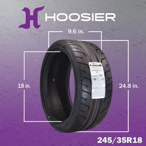 Hoosier Conti by Hoosier Racing Tire 245/35R18 92W XL CONTACT FORCE – Ultra-High Track Performance Tire with Hoosier Keychain Sansujyuku sansujyuku.com