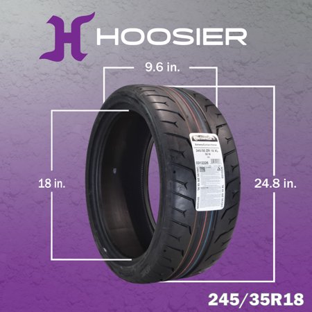 Hoosier Conti by Hoosier Racing Tire 245/35R18 92W XL CONTACT FORCE – Ultra-High Track Performance Tire with Hoosier Keychain Sansujyuku sansujyuku.com