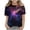 Multicolor-1, variant on Graphic Tees for Girls, Short Sleeve Lightweight Crewneck Casual Summer T-shirts Multicolor Size 10-12 T