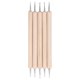 thumbnail image 2 of 5Pcs Double End Tracing Dotting Stylus Beech Stainless Steel Indentation Pens for Painting Engraving, 2 of 2