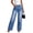 Blue, variant on EMMIOL Women's Baggy Boyfriend Jeans Mid-Low Waist Vintage Wide Leg Denim Streetwear Pants