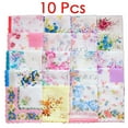 thumbnail image 1 of Cotton Gauze Muslin Square Lovely Flower Handkerchief Towel Pattern Random, 1 of 6