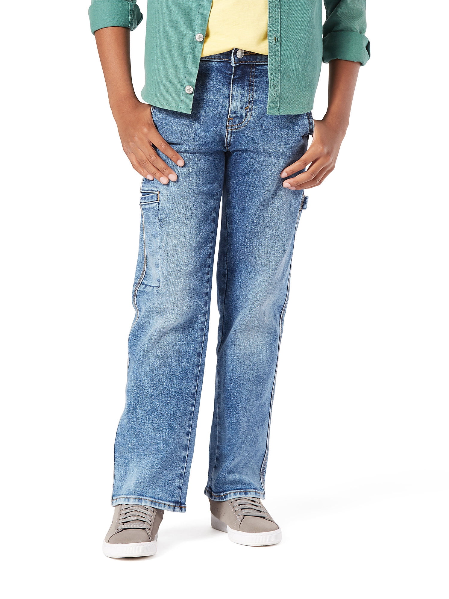 Signature By Levi Strauss & Co. Boys Loose Carpenter Jeans, Sizes 4-18