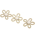 thumbnail image 4 of Broche de zapatos, 3 piezas, broche de 6 cm de ancho, bonito broche de flores, precioso broche de flores, diseño de última generación, 4 of 14
